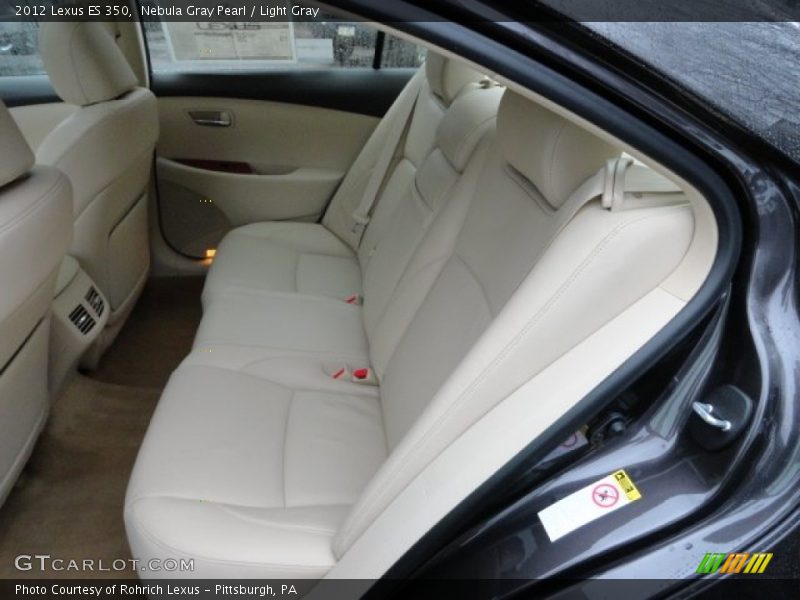 Nebula Gray Pearl / Light Gray 2012 Lexus ES 350