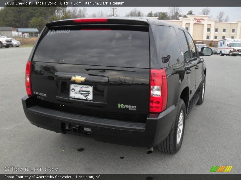 Black / Light Titanium/Dark Titanium 2008 Chevrolet Tahoe Hybrid