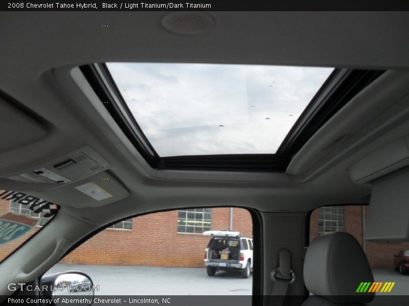 Black / Light Titanium/Dark Titanium 2008 Chevrolet Tahoe Hybrid