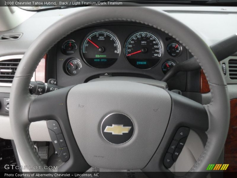 Black / Light Titanium/Dark Titanium 2008 Chevrolet Tahoe Hybrid