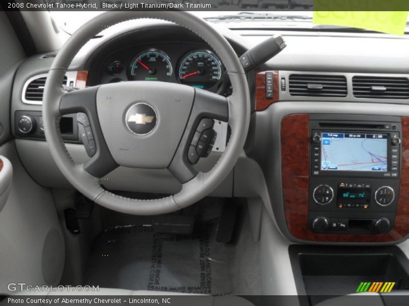 Black / Light Titanium/Dark Titanium 2008 Chevrolet Tahoe Hybrid