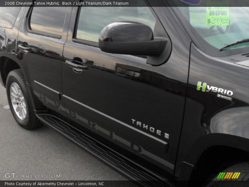 Black / Light Titanium/Dark Titanium 2008 Chevrolet Tahoe Hybrid