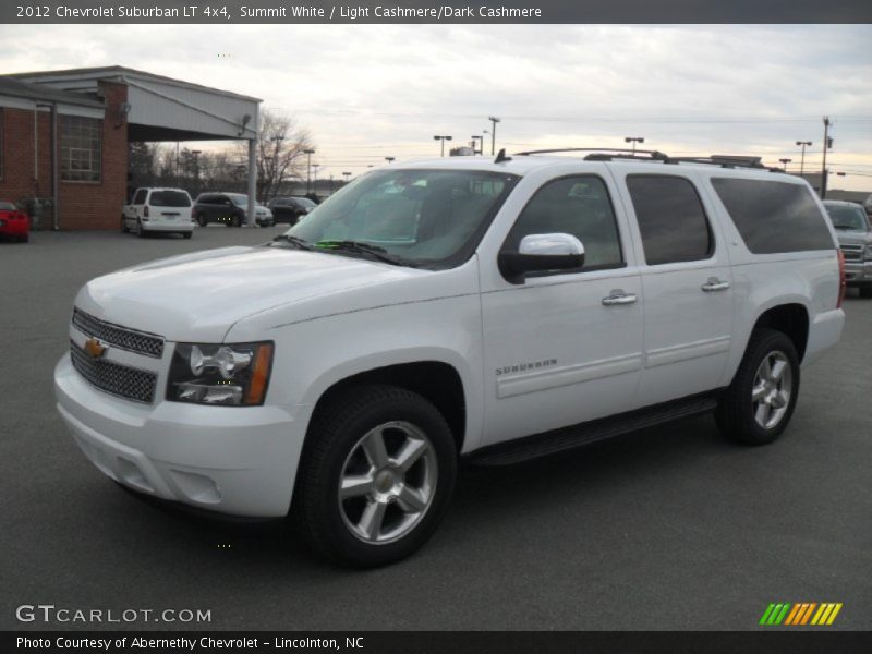 Summit White / Light Cashmere/Dark Cashmere 2012 Chevrolet Suburban LT 4x4