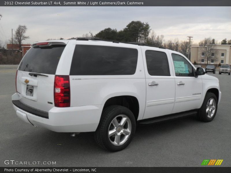 Summit White / Light Cashmere/Dark Cashmere 2012 Chevrolet Suburban LT 4x4