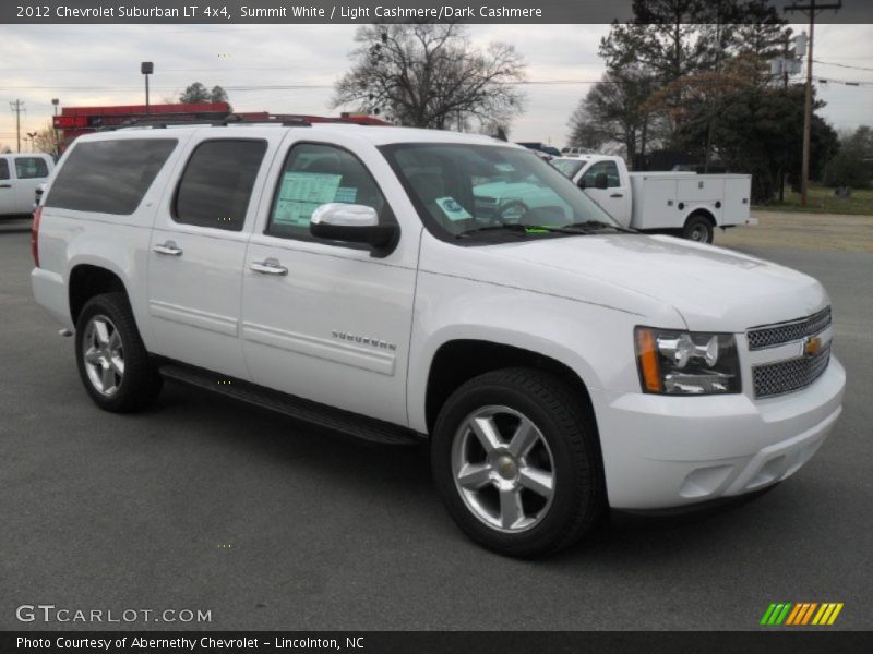 Summit White / Light Cashmere/Dark Cashmere 2012 Chevrolet Suburban LT 4x4