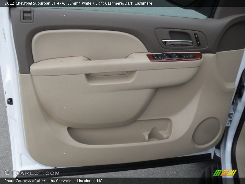 Summit White / Light Cashmere/Dark Cashmere 2012 Chevrolet Suburban LT 4x4