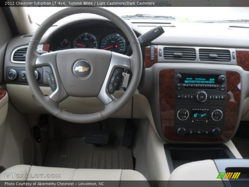 Summit White / Light Cashmere/Dark Cashmere 2012 Chevrolet Suburban LT 4x4
