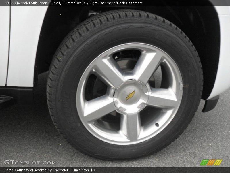 Summit White / Light Cashmere/Dark Cashmere 2012 Chevrolet Suburban LT 4x4