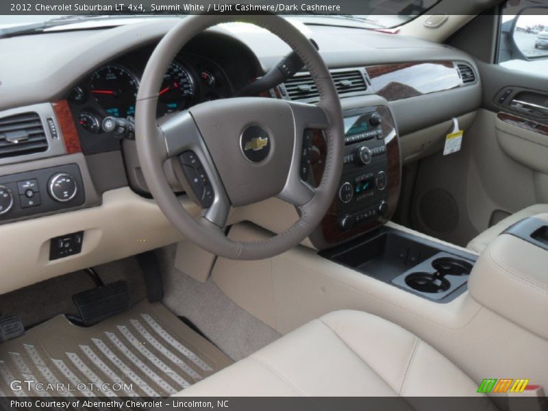 Summit White / Light Cashmere/Dark Cashmere 2012 Chevrolet Suburban LT 4x4