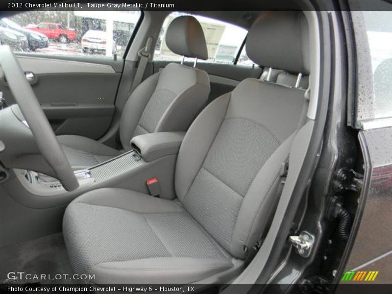 Taupe Gray Metallic / Titanium 2012 Chevrolet Malibu LT