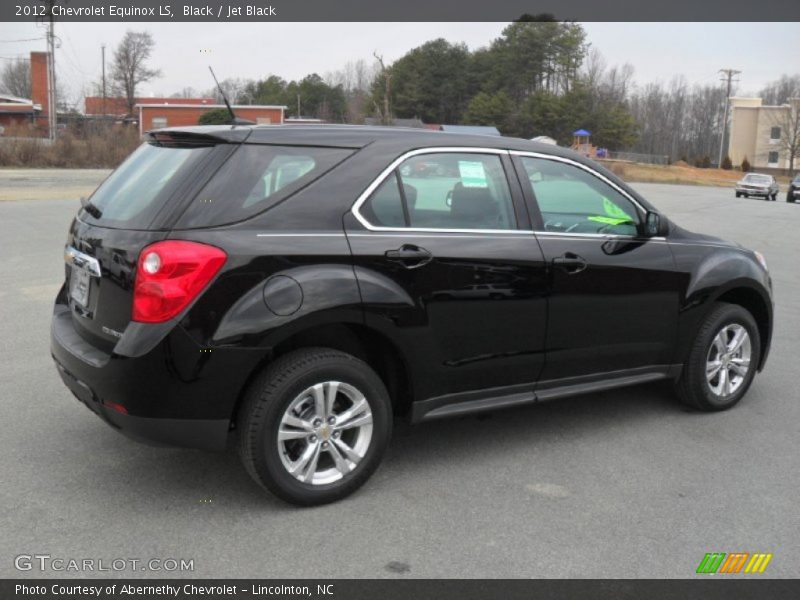Black / Jet Black 2012 Chevrolet Equinox LS