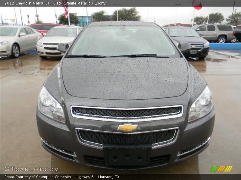 Black Granite Metallic / Ebony 2012 Chevrolet Malibu LT