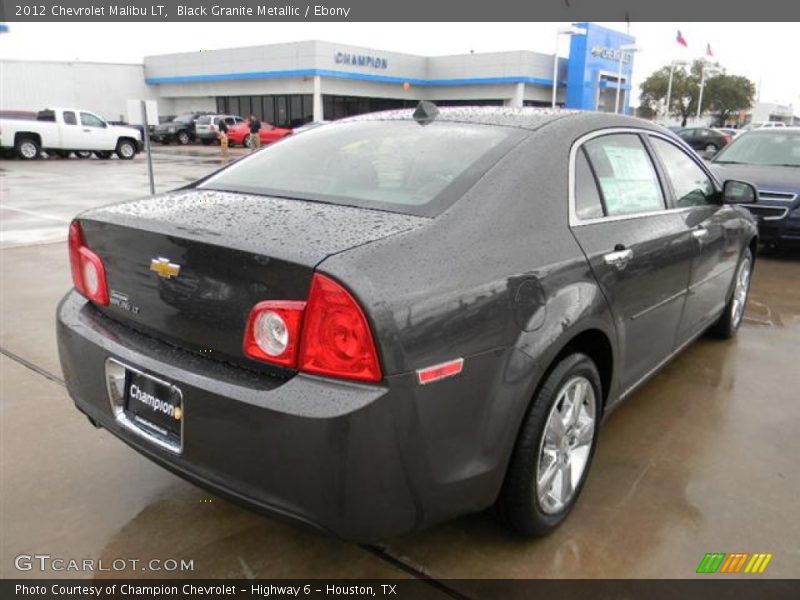 Black Granite Metallic / Ebony 2012 Chevrolet Malibu LT