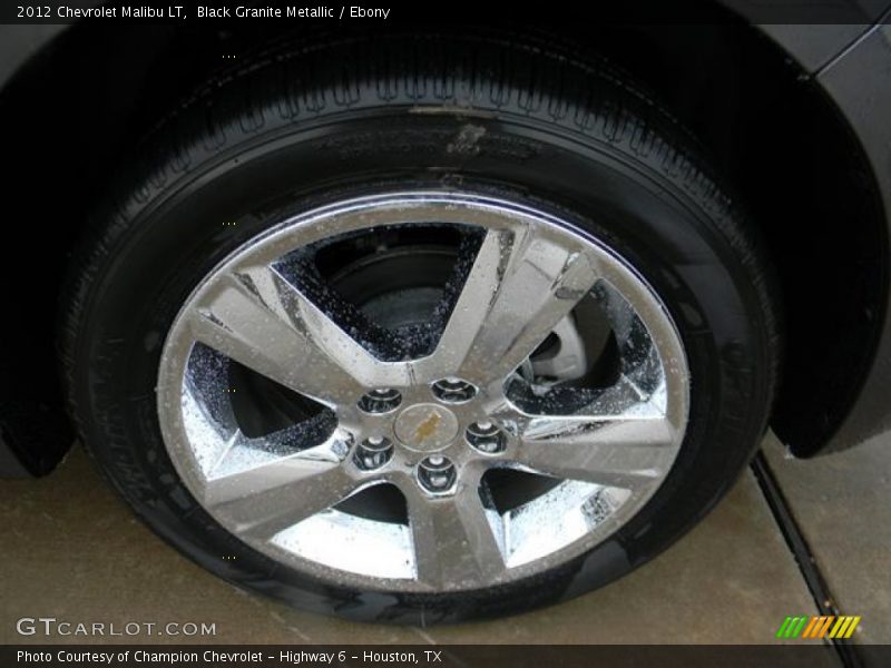 Black Granite Metallic / Ebony 2012 Chevrolet Malibu LT