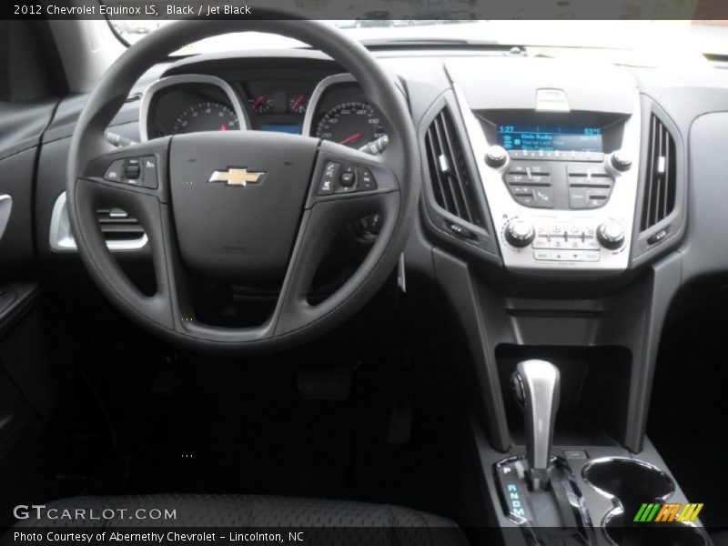 Black / Jet Black 2012 Chevrolet Equinox LS