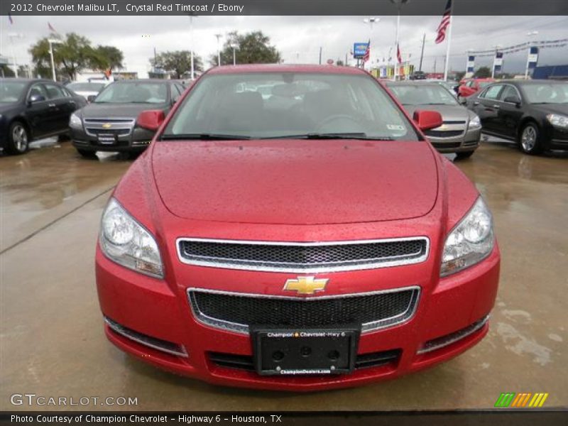 Crystal Red Tintcoat / Ebony 2012 Chevrolet Malibu LT