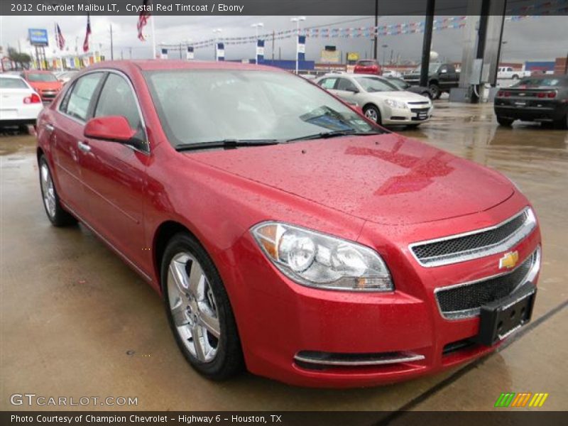Crystal Red Tintcoat / Ebony 2012 Chevrolet Malibu LT