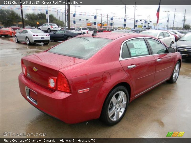 Crystal Red Tintcoat / Ebony 2012 Chevrolet Malibu LT