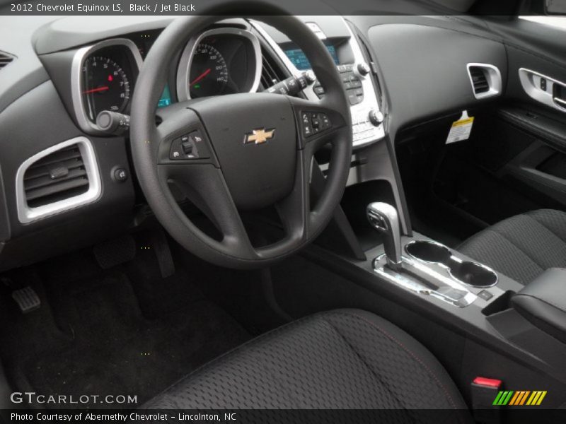 Black / Jet Black 2012 Chevrolet Equinox LS