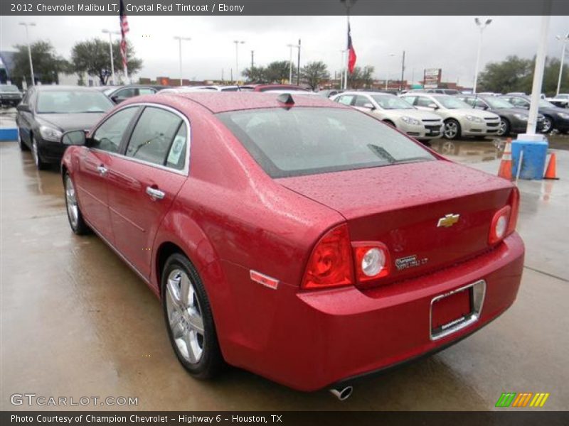 Crystal Red Tintcoat / Ebony 2012 Chevrolet Malibu LT