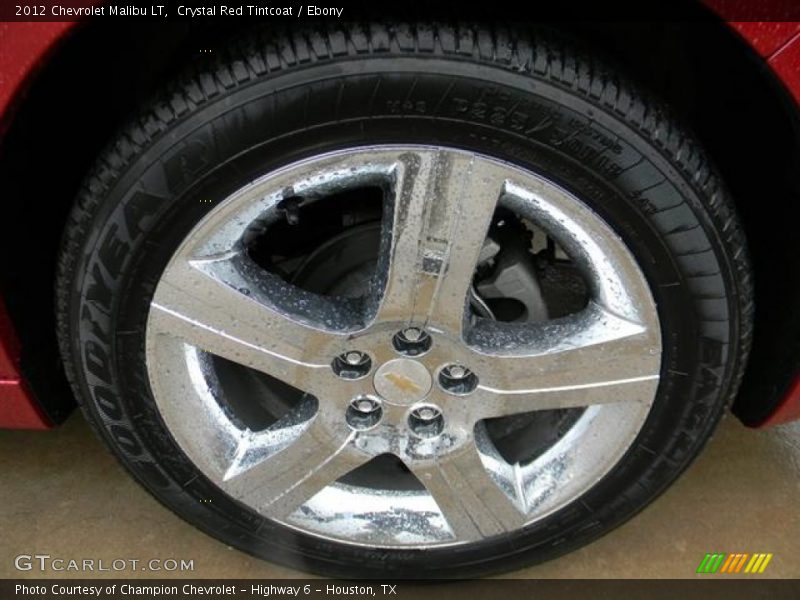 Crystal Red Tintcoat / Ebony 2012 Chevrolet Malibu LT