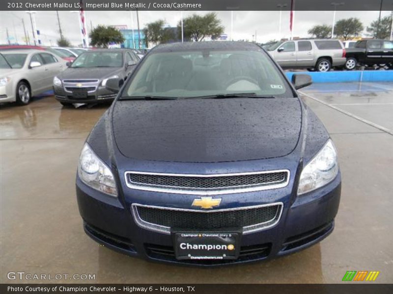 Imperial Blue Metallic / Cocoa/Cashmere 2012 Chevrolet Malibu LS