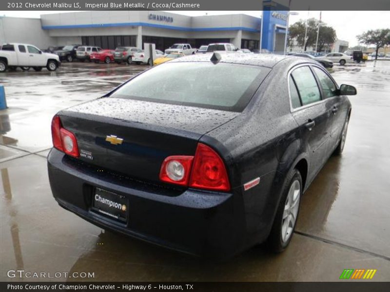 Imperial Blue Metallic / Cocoa/Cashmere 2012 Chevrolet Malibu LS