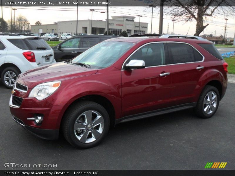 Cardinal Red Metallic / Jet Black 2012 Chevrolet Equinox LTZ