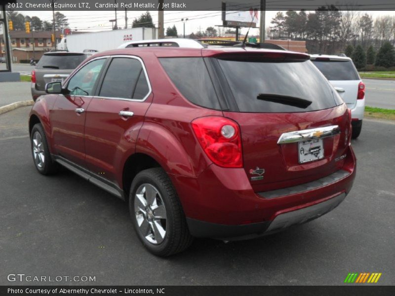 Cardinal Red Metallic / Jet Black 2012 Chevrolet Equinox LTZ