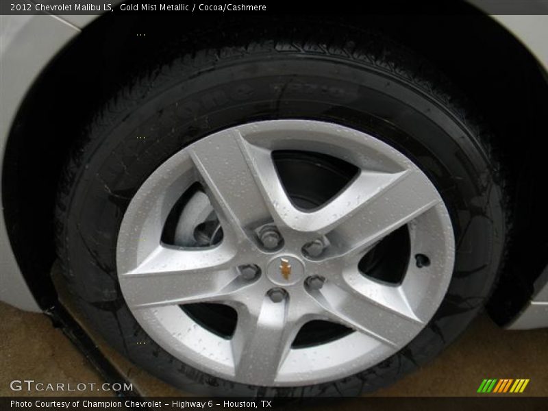 Gold Mist Metallic / Cocoa/Cashmere 2012 Chevrolet Malibu LS