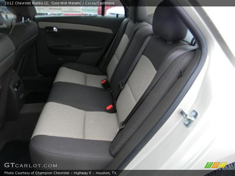 Gold Mist Metallic / Cocoa/Cashmere 2012 Chevrolet Malibu LS