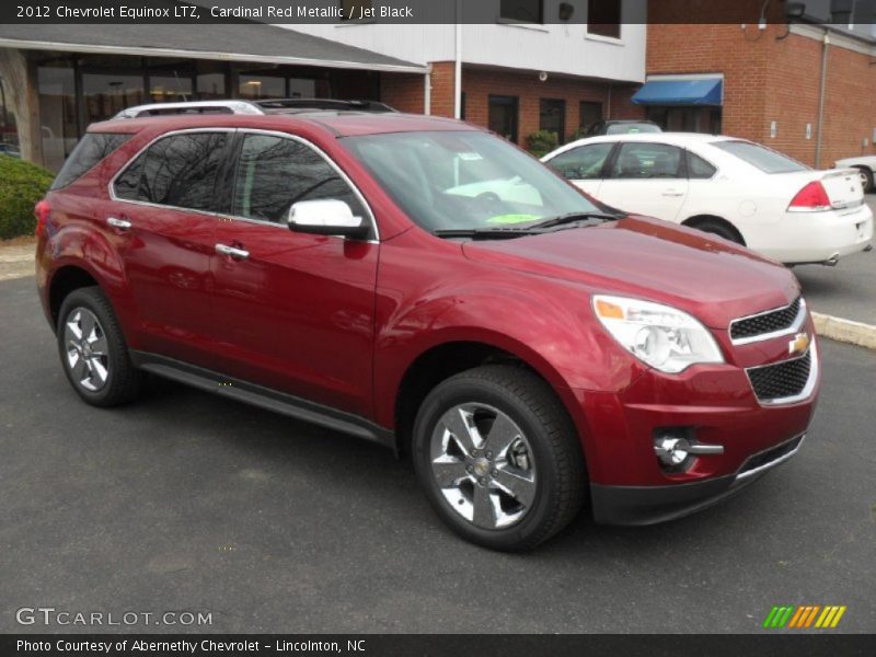Cardinal Red Metallic / Jet Black 2012 Chevrolet Equinox LTZ