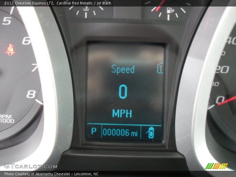 Cardinal Red Metallic / Jet Black 2012 Chevrolet Equinox LTZ