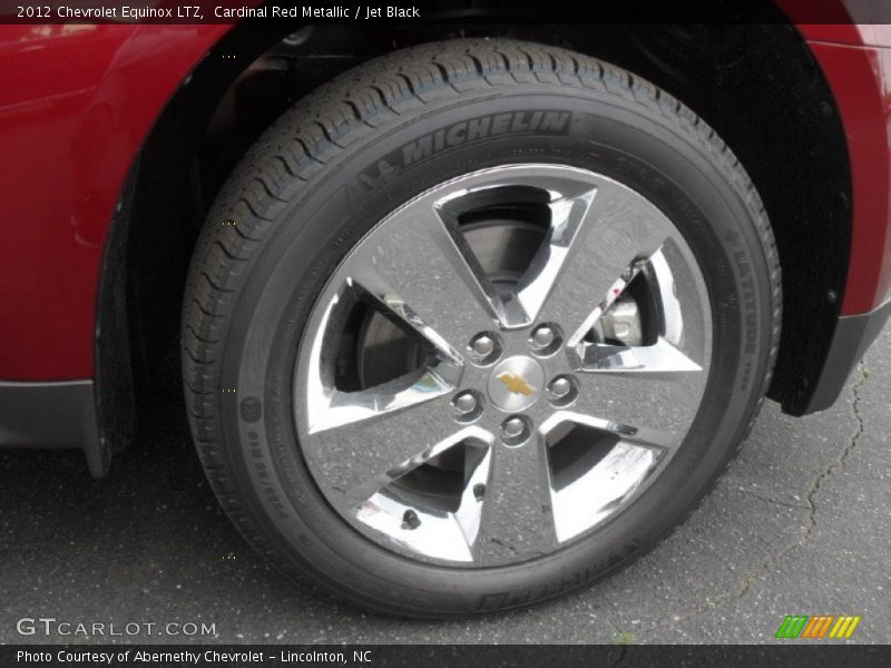 Cardinal Red Metallic / Jet Black 2012 Chevrolet Equinox LTZ