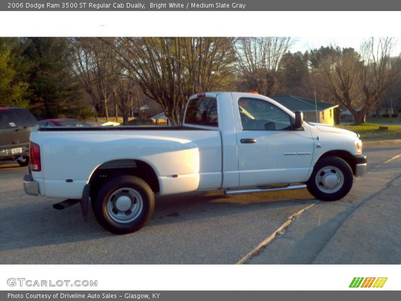 Bright White / Medium Slate Gray 2006 Dodge Ram 3500 ST Regular Cab Dually