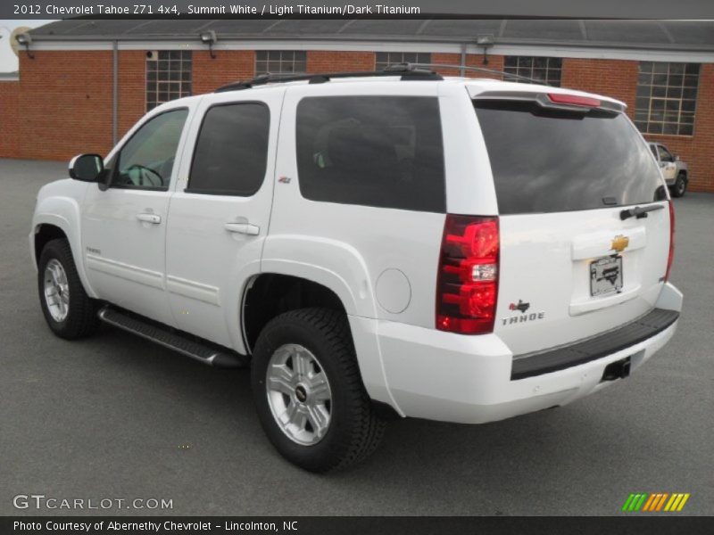 Summit White / Light Titanium/Dark Titanium 2012 Chevrolet Tahoe Z71 4x4