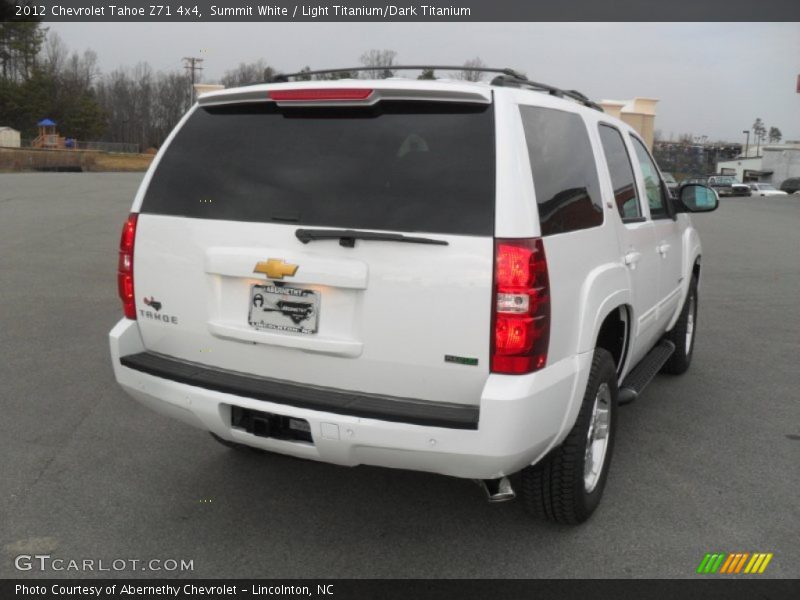Summit White / Light Titanium/Dark Titanium 2012 Chevrolet Tahoe Z71 4x4