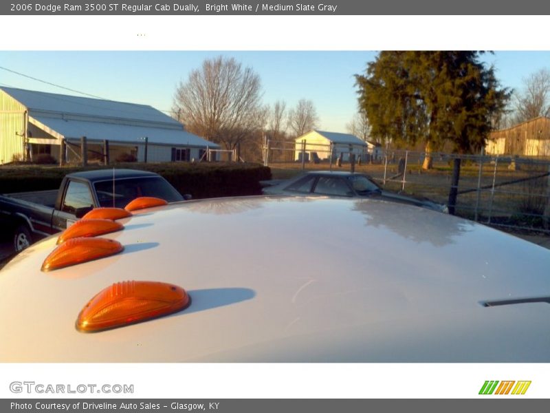 Bright White / Medium Slate Gray 2006 Dodge Ram 3500 ST Regular Cab Dually