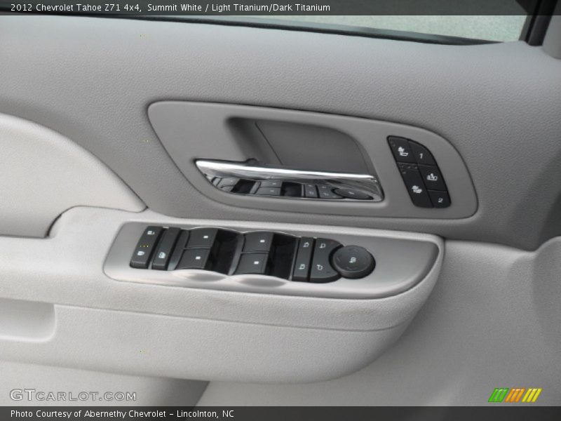 Summit White / Light Titanium/Dark Titanium 2012 Chevrolet Tahoe Z71 4x4