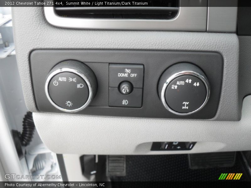 Summit White / Light Titanium/Dark Titanium 2012 Chevrolet Tahoe Z71 4x4