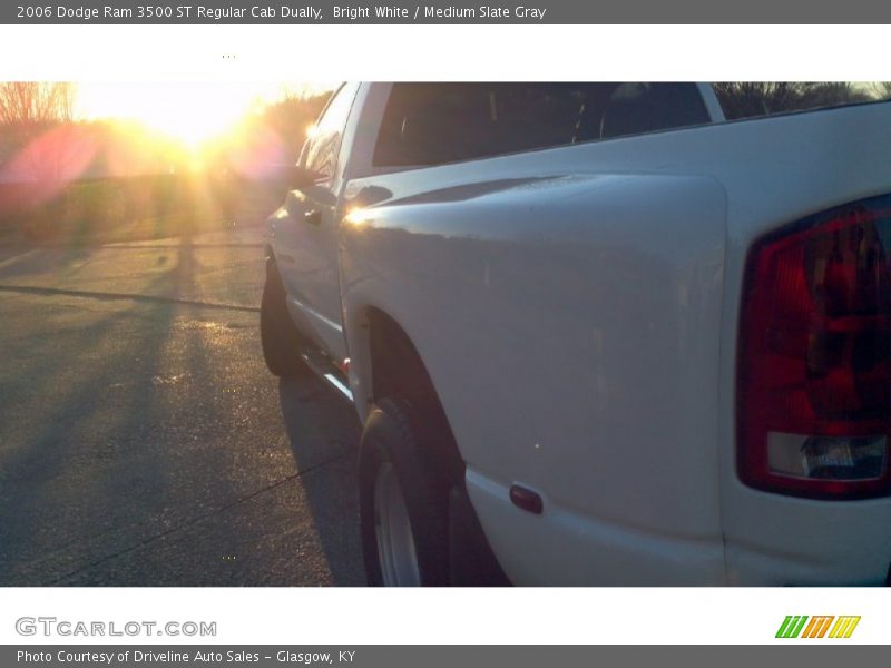 Bright White / Medium Slate Gray 2006 Dodge Ram 3500 ST Regular Cab Dually