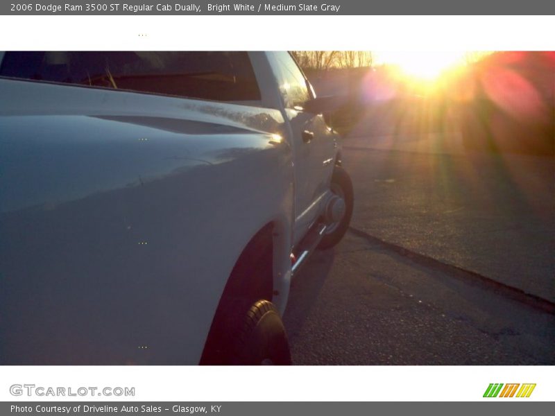 Bright White / Medium Slate Gray 2006 Dodge Ram 3500 ST Regular Cab Dually