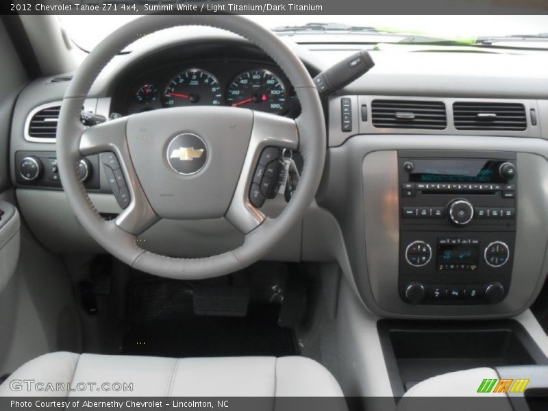 Summit White / Light Titanium/Dark Titanium 2012 Chevrolet Tahoe Z71 4x4