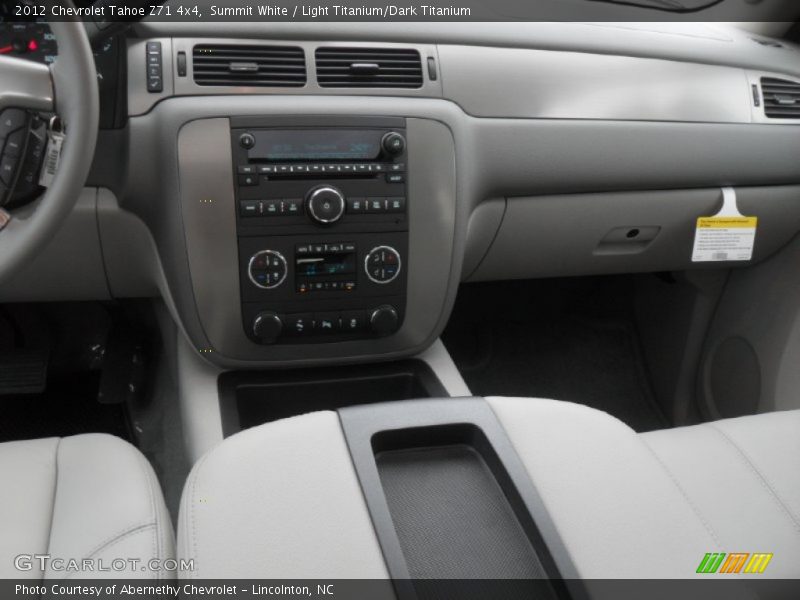 Summit White / Light Titanium/Dark Titanium 2012 Chevrolet Tahoe Z71 4x4