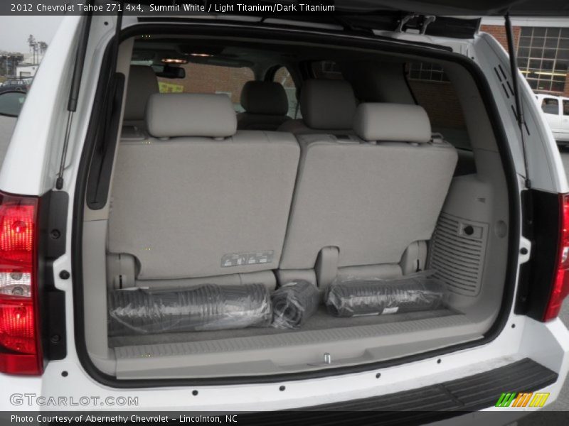 Summit White / Light Titanium/Dark Titanium 2012 Chevrolet Tahoe Z71 4x4