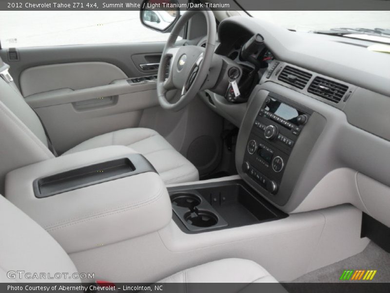 Summit White / Light Titanium/Dark Titanium 2012 Chevrolet Tahoe Z71 4x4