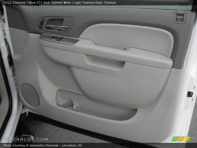 Summit White / Light Titanium/Dark Titanium 2012 Chevrolet Tahoe Z71 4x4