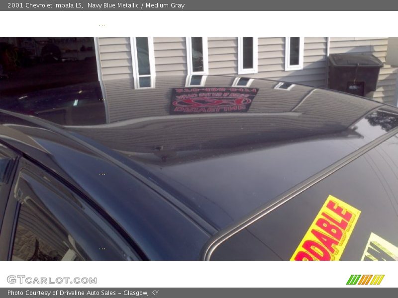 Navy Blue Metallic / Medium Gray 2001 Chevrolet Impala LS