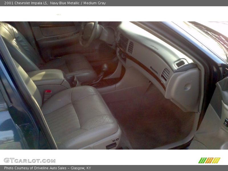Navy Blue Metallic / Medium Gray 2001 Chevrolet Impala LS