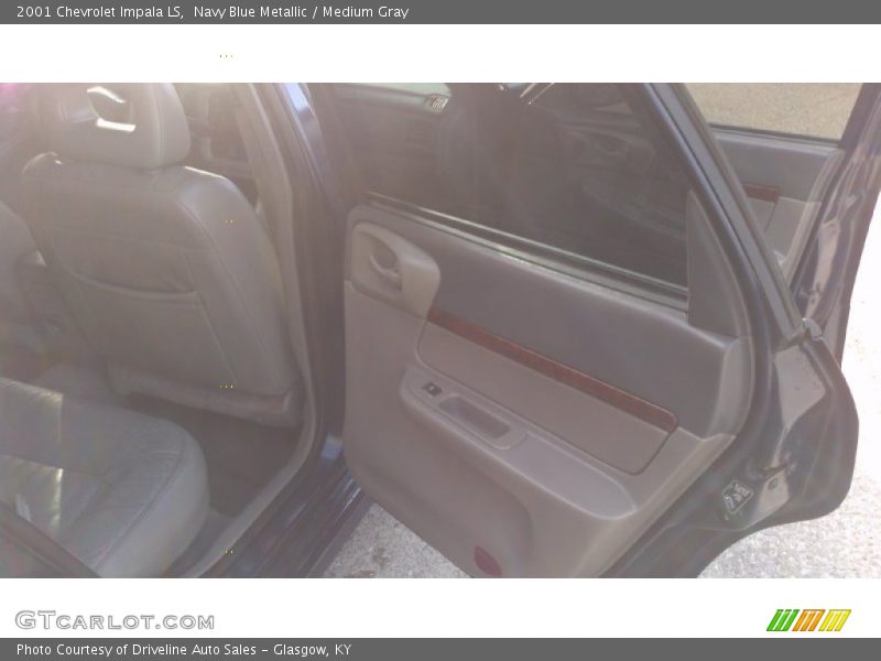 Navy Blue Metallic / Medium Gray 2001 Chevrolet Impala LS